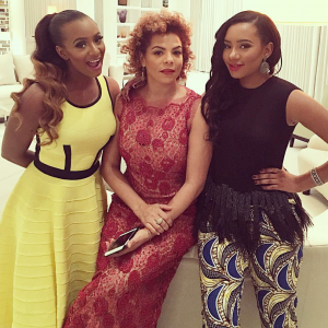 Cuppy& her sister Temi with their mum Nana Otedola